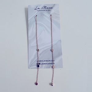 Boutique Gold Drop Statement Earrings